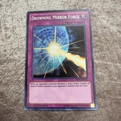 Drowning Mirror Force - SHVI-EN075 - Secret Rare 1st Ed Yugioh - LP - Image 1