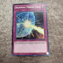 Drowning Mirror Force - SHVI-EN075 - Secret Rare Unlimited Ed Yugioh - LP - Image 1
