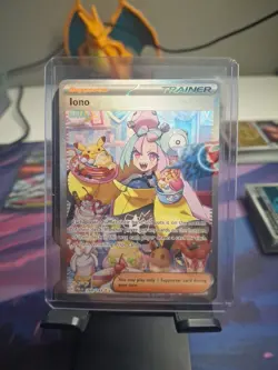 Iono 269/193 Sv02: Paldea Evolved Pokemon SIR Holo Card English NM - Image 1