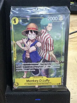 One Piece CCG Monkey.D.Luffy OP10-111 Rare Promo Card Factory Sealed Mint - Image 1