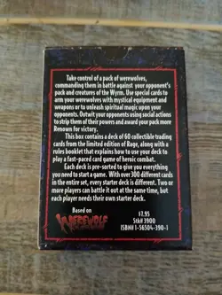 Rage The Werewolf Limited Edition Starter Deck NEW Trading Card Game apocalypse - Image 2