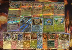 2024 Pokemon Terastal Festival 40 Card Lot - Japanese - ex’s, Reverse Pokeball - Image 1