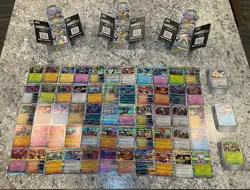 Japanese Pokemon Terastal Festival Holo And Bulk Card Lot Empty Packs Boxes - Image 1
