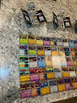 Japanese Pokemon Terastal Festival Holo And Bulk Card Lot Empty Packs Boxes - Image 2