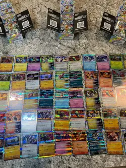 Japanese Pokemon Terastal Festival Holo And Bulk Card Lot Empty Packs Boxes - Image 3