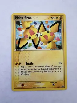 Pichu Bros 16/17 POP Series 3 Pokemon Card Common - Image 1
