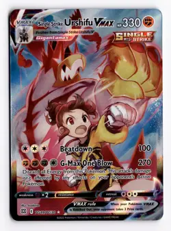 Single Strike Urshifu VMAX TG19/TG30 - Pokemon Card Brilliant Stars - Near Mint - Image 1