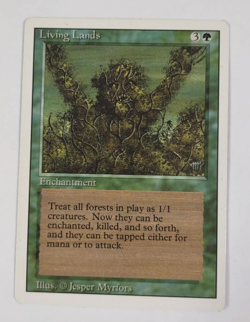 Living Lands Revised Edition Magic The Gathering MTG Card MP - Image 1