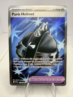Punk Helmet 121/094 - Pokemon Card TCG - Phantasmal Flames Illustration Rare -NM - Image 1