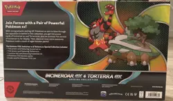 Pokemon Trading Card Game Incineroar ex and Torterra ex Collection Box IN HAND - Image 2