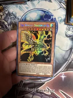 (AY) Yugioh Card The Winged Dragon of Ra TN19-EN009 SECRET RARE Limited Ed. VLP - Image 2