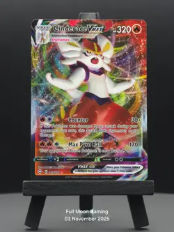 Cinderace VMAX 019/072 Shining Fates Ultra Rare Pokemon Card Near Mint - Image 1
