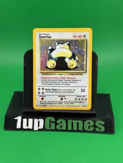 Pokemon Snorlax Jungle Holo Card 11/64 Misprint No Symbol HP/Damaged - Image 1
