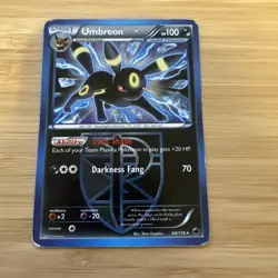 Pokemon TCG Umbreon 64/116 Non-Holo Rare Card Plasma Freeze Heavy Play - Image 1
