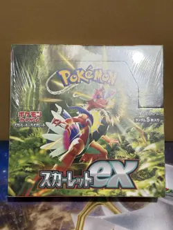 Scarlet ex SV1S Sealed Booster Box Japanese Pokemon Card Game #2 - Image 1