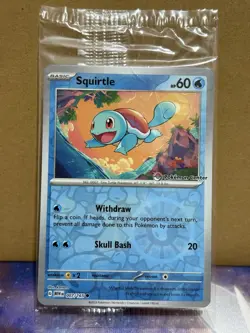 Squirtle Pokemon Center Stamped Sealed Promo 007/165 Pokemon Card Game - Image 1