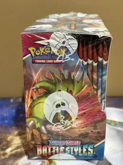 Battle Styles Booster Box Fresh From Case Sword & Shield Pokemon Card Game #1 - Image 3