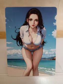 Nico Robin One Piece Anime Waifu Sexy Goddess Doujin Card - Image 2