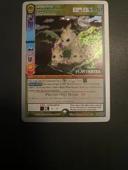 Metazoo Seance Playtester - Brown Mountain Lights 9/165 Gold Full Holo Card - Image 2