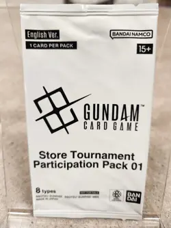 Gundam Card Game Store Tournament Participation Pack 01 English Sealed TCG - Image 1