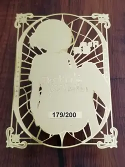Rem - Re:Zero - Goddess Story Gold Metal Card - #179/200 - Image 2