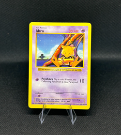Abra Pokemon 1999 Base Set #43/102 Shadowless Common WOTC Vintage Card - Image 1