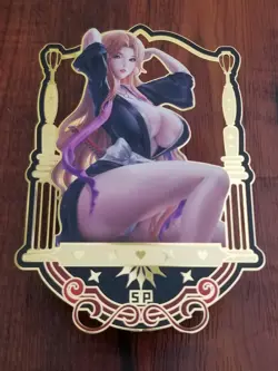 Rangiku Matsumoto - Bleach - Goddess Story Gold Metal SP Card - #051/200 - Image 1