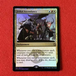 MTG “Jeskai Ascendancy” Khans of Tarkir Foil Rare #180/269 NM/Unplayed Free Ship - Image 1
