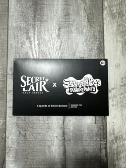 MTG Secret Lair x Spongebob Squarepants: Lands Under the Sea Foil Edition SEALED - Image 2