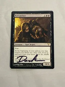 MTG Ratcatcher Artist Proof and Signature Signed Scott - Image 1
