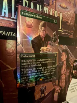 Campsite Cuisine (Borderless) Commander: Final Fantasy Foil MTG NM - Image 2