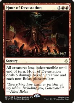 Hour of Devastation - Foil Prerelease Promo Hour of Devastation MP MTG - Image 1