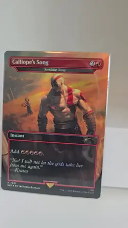 Calliope's Song - Seething Song, Foil, God of War Secret Lair, Magic MTG NM - Image 2