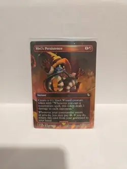 Vivi's Persistence (Borderless) Commander: Final Fantasy Foil Near Mint - Image 1
