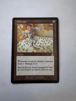 MTG - Urza's Destiny Caltrops NEAR MINT! FREE SHIPPING! Hulk Combo Non-foil - Image 1