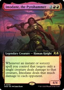 Imodane, the Pyrohammer Custom Magic Deck - MTG Commander RED BURN! - Image 1