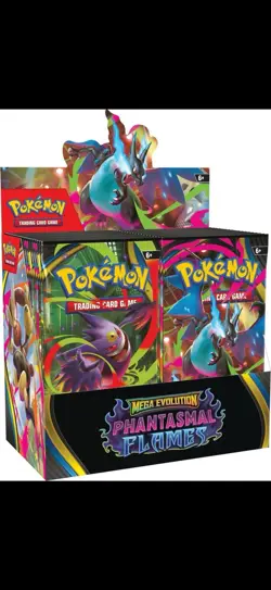 Pokemon TCG: Phantasmal Flames Factory Sealed Booster Box - Image 1