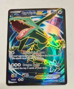 Pokemon TCG Rayquaza EX Full Art Roaring Skies 104/108 Moderately Played - Image 3