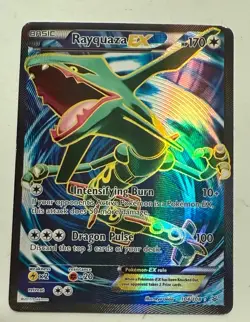 Pokemon TCG Rayquaza EX Full Art Roaring Skies 104/108 Moderately Played - Image 4