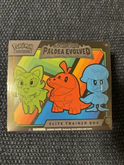 Pokemon TCG Paldea Evolved ETB Elite Trainer Box Sealed - Image 1