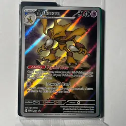 Pokemon TCG Alakazam 009 MEP Mega Evolution Elite Trainer Box Promo Sealed NM - Image 1