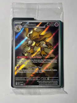 Pokemon TCG Alakazam 009 MEP Mega Evolution Elite Trainer Box Promo Sealed NM - Image 2