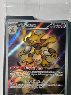 Pokemon TCG Alakazam 009 MEP Mega Evolution Elite Trainer Box Promo Sealed NM - Image 3