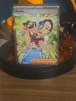 Pokemon TCG Trainer Perrin Holo 220/167 Twilight Masquerade - Image 1