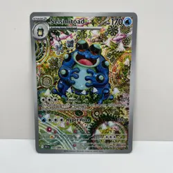 Pokemon TCG Seismitoad Illustration Rare Black Bolt 105/086 - Image 1