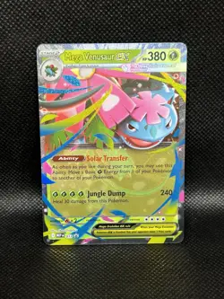 Mega Venusaur ex 013 PROMO BLACK STAR HOLO Mega Evolution Pokemon Foil English - Image 1