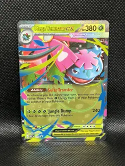 Mega Venusaur ex 013 PROMO BLACK STAR HOLO Mega Evolution Pokemon Foil English - Image 3
