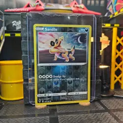 Sandile Vivid Voltage Reverse Holo Pokemon TCG 107/185 Sword & Shield Common - Image 3