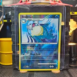 Sealeo Rising Rivals Reverse Holo Pokemon TCG 77/111 Platinum Common - Image 1