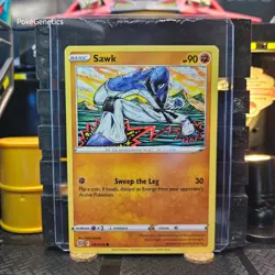 Sawk Brilliant Stars Pokemon TCG 081/172 Sword & Shield Common - Image 1